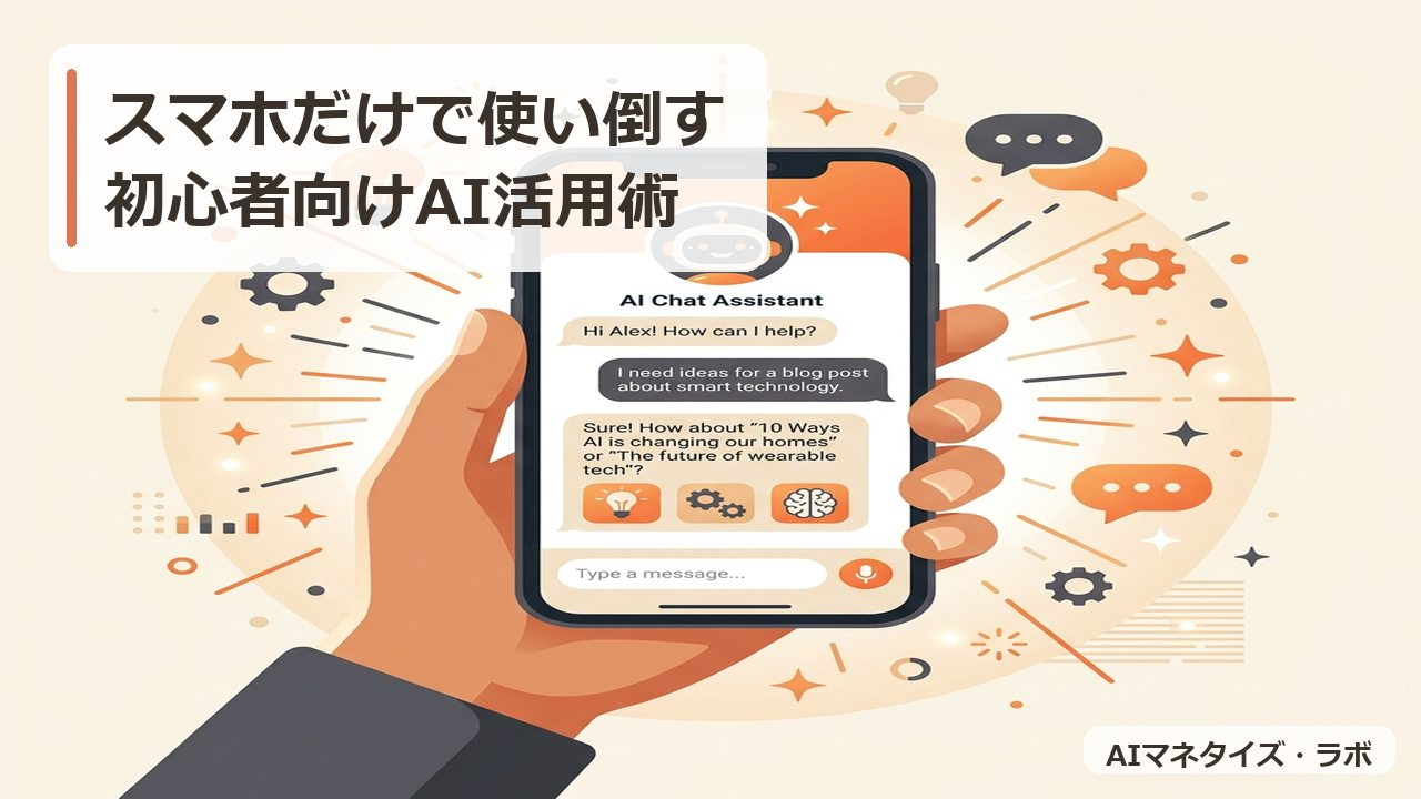 スマホだけでAIを使い倒す方法