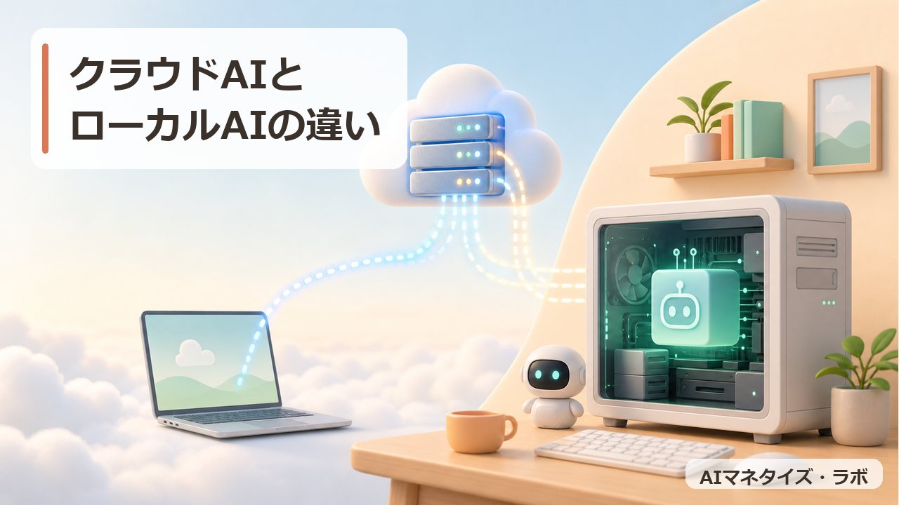 クラウドAIとローカルAIの違い