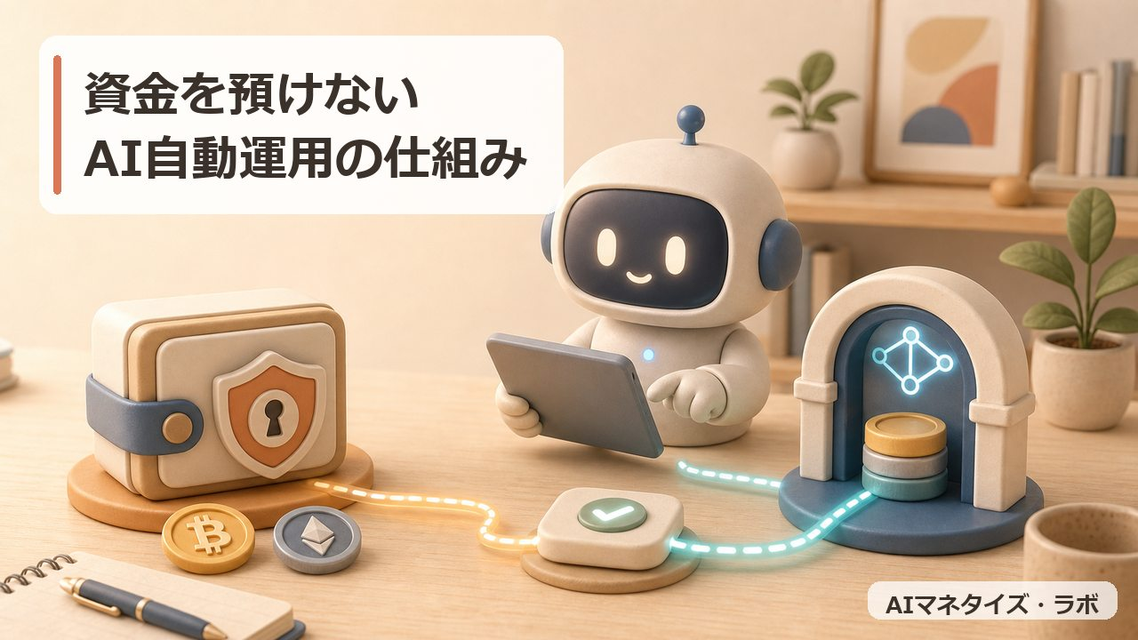 資金を預けないAI自動運用の仕組み