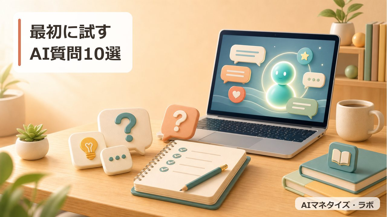 最初に試すAI質問10選