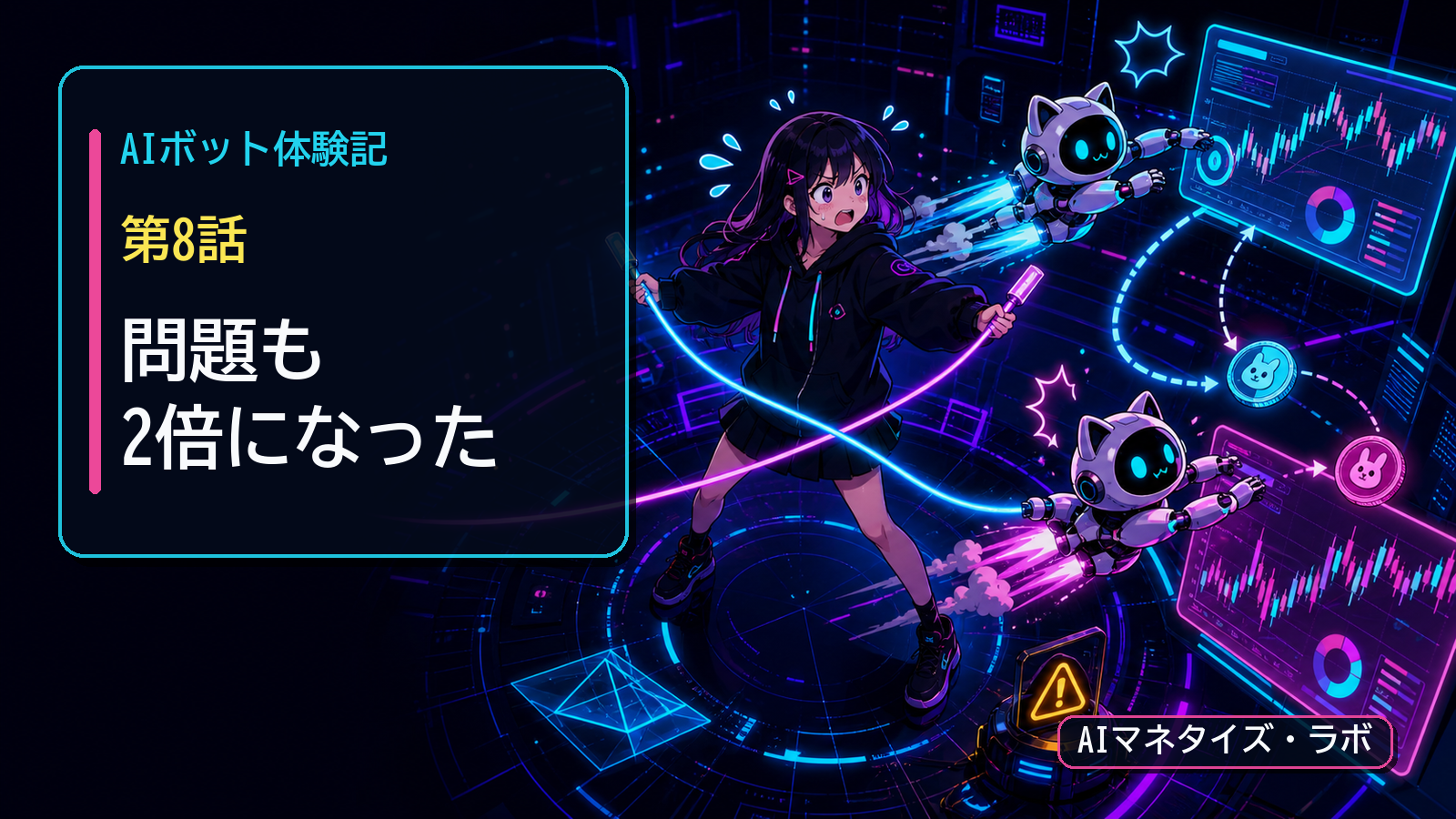 AIボット体験記 第8話 2つのボットを走らせたら問題も2倍になった