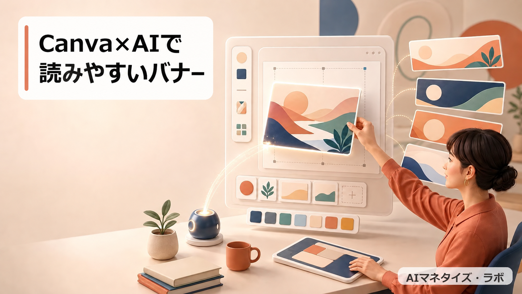 CanvaとAIで読みやすいバナーを作る手順